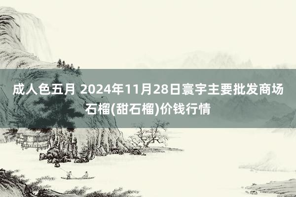 成人色五月 2024年11月28日寰宇主要批发商场石榴(甜石榴)价钱行情