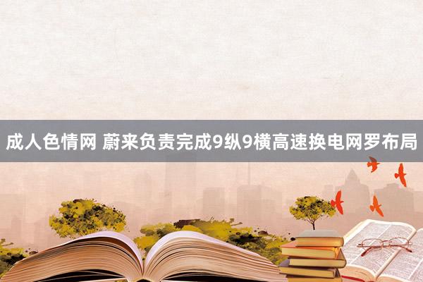 成人色情网 蔚来负责完成9纵9横高速换电网罗布局